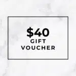 Voucher for $40