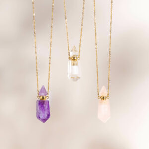 Dlish Healing Crystal Point Perfume Bottle