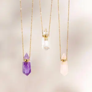 Dlish Healing Crystal Point Perfume Bottle
