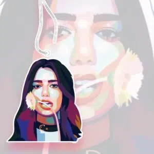 Dua Lipa Scented Car Air Freshener